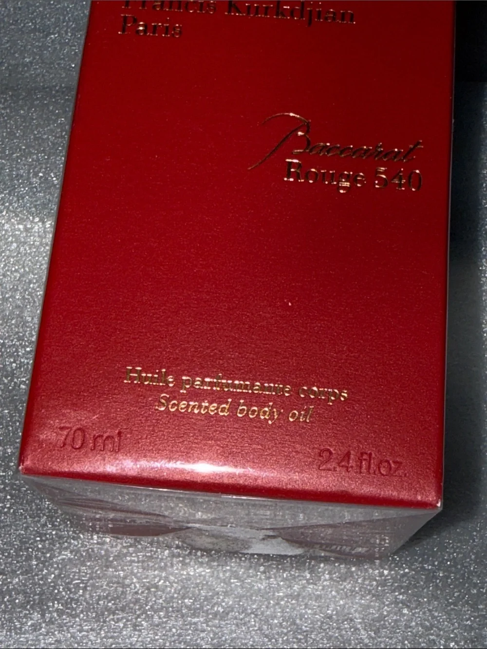 Authentic Maison Francis Kurkdjian NEW Baccarat Rouge 540 Scented Body Oil BNIB